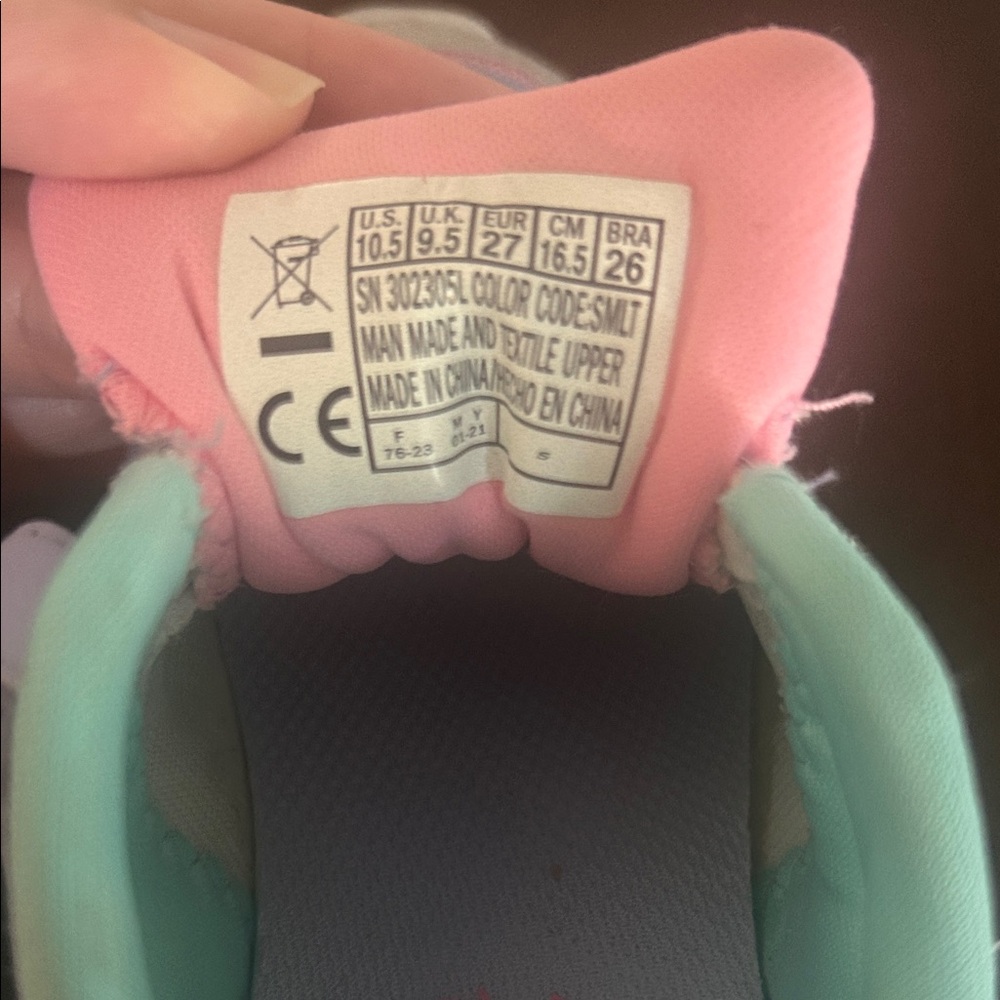 Skechers Kids' Sparkle Light-Up Sneakers - Pink and Blue - Picture 11 of 12